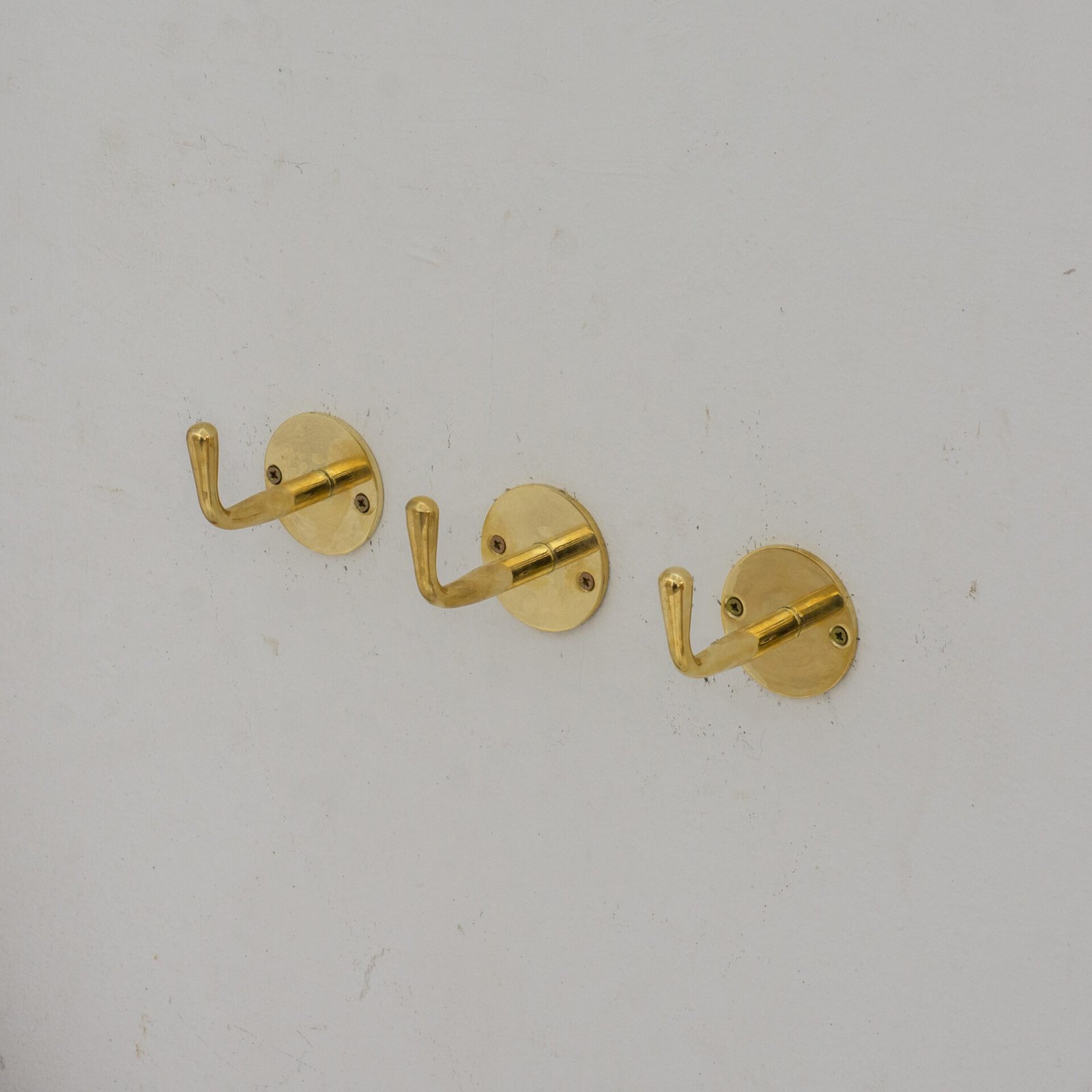 Unlacquered Brass Wall Hook - Bath Towel Holder