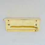 Unlacquered Brass Bathroom Floating Shelf With Hook, Wall Mount Shelf With Toilet Paper Holder