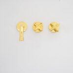 Unlacquered Brass Wall Mount Bathroom Faucet, Solid Brass Concealed Wall Faucet